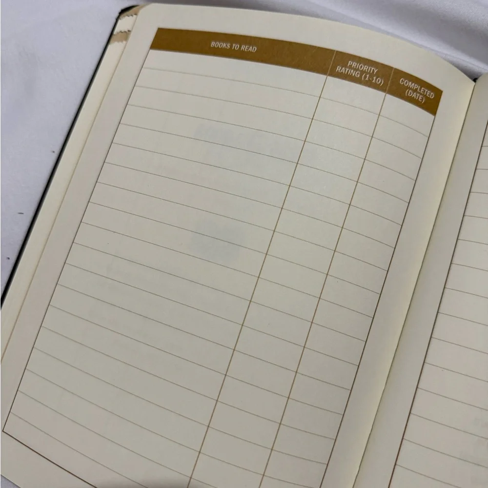 Black Bucket List Journal with Gold Accents Peter pauper press
